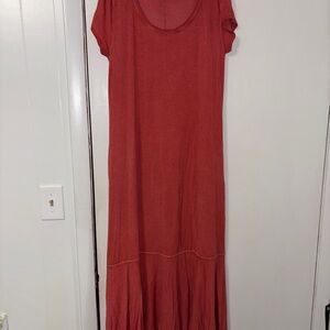 Elegant Red Women's Dress
